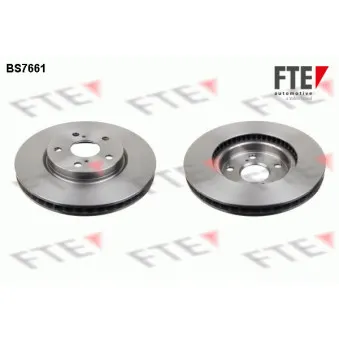 FTE BS7661 - Jeu de 2 disques de frein avant