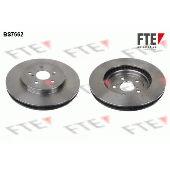 FTE BS7662 - Jeu de 2 disques de frein avant