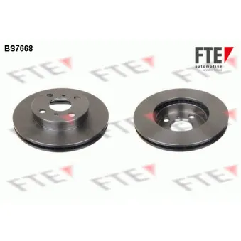FTE BS7668 - Jeu de 2 disques de frein avant
