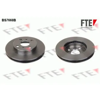FTE BS7668B - Jeu de 2 disques de frein avant