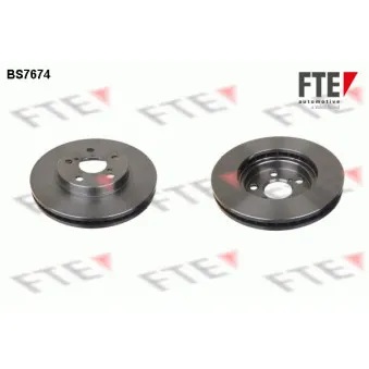 Jeu de 2 disques de frein avant FTE OEM 4351205020