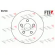 FTE BS7689 - Jeu de 2 disques de frein avant