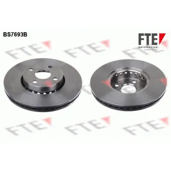 Jeu de 2 disques de frein avant FTE OEM 4351213022
