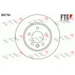 FTE BS7704 - Jeu de 2 disques de frein avant