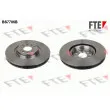 FTE BS7706B - Jeu de 2 disques de frein avant