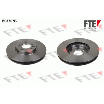 Jeu de 2 disques de frein avant FTE BS7707B pour VOLKSWAGEN TRANSPORTER - COMBI 2.0 TSI - 204cv