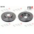 FTE BS7708 - Jeu de 2 disques de frein avant