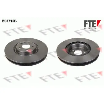 Jeu de 2 disques de frein avant FTE BS7715B pour AUDI A6 3.0 TFSI quattro - 333cv