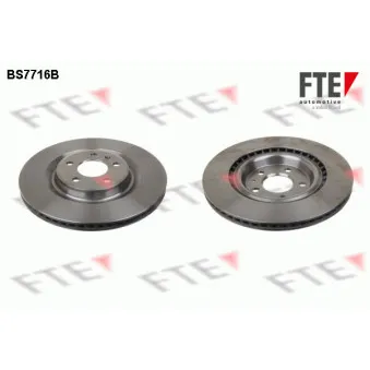 FTE BS7716B - Jeu de 2 disques de frein arrière