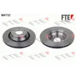 FTE BS7722 - Jeu de 2 disques de frein arrière