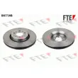 FTE BS7726B - Jeu de 2 disques de frein avant