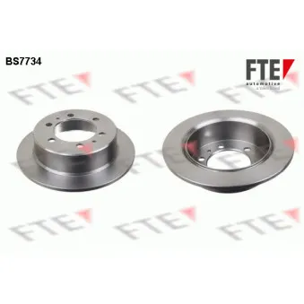FTE BS7734 - Jeu de 2 disques de frein arrière