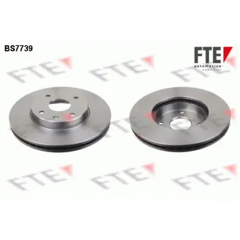 FTE BS7739 - Jeu de 2 disques de frein avant