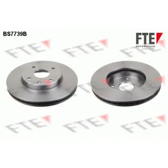 FTE BS7739B - Jeu de 2 disques de frein avant