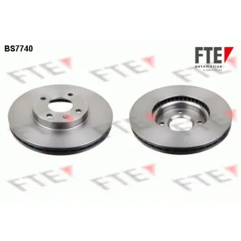 FTE BS7740 - Jeu de 2 disques de frein avant