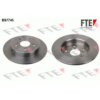 FTE BS7745 - Jeu de 2 disques de frein arrière