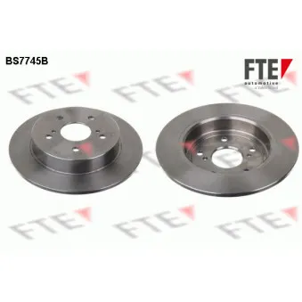 FTE BS7745B - Jeu de 2 disques de frein arrière