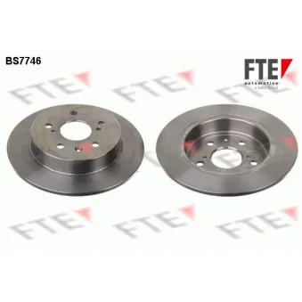 FTE BS7746 - Jeu de 2 disques de frein arrière