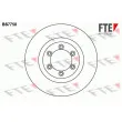 FTE BS7758 - Jeu de 2 disques de frein avant