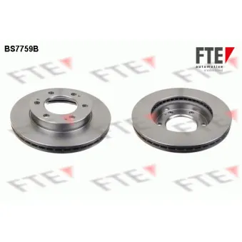 Jeu de 2 disques de frein avant FTE OEM 4144108130