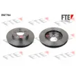 FTE BS7794 - Jeu de 2 disques de frein avant