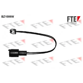 FTE BZ1006W - Contact d'avertissement, usure des plaquettes de frein