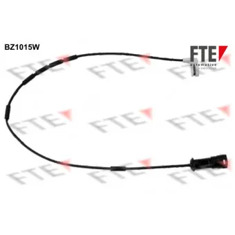 FTE BZ1015W - Contact d'avertissement, usure des plaquettes de frein