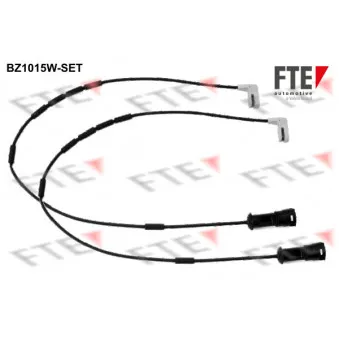 FTE BZ1015W-SET - Contact d'avertissement, usure des plaquettes de frein