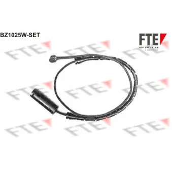 FTE BZ1025W-SET - Contact d'avertissement, usure des plaquettes de frein