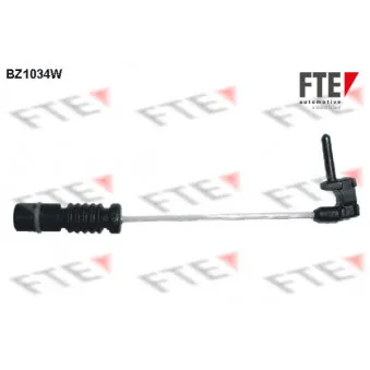 Contact d'avertissement, usure des plaquettes de frein FTE BZ1034W pour MAN F2000 C 250 Turbo-D - 150cv