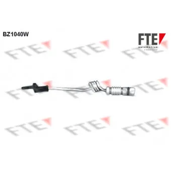 FTE BZ1040W - Contact d'avertissement, usure des plaquettes de frein