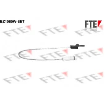 Contact d'avertissement, usure des plaquettes de frein FTE BZ1060W-SET