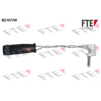 FTE BZ1072W - Contact d'avertissement, usure des plaquettes de frein