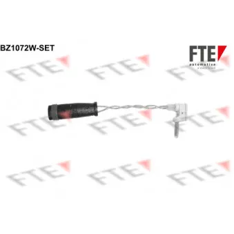 Contact d'avertissement, usure des plaquettes de frein FTE BZ1072W-SET pour MAN F2000 C 180 Kompressor - 143cv