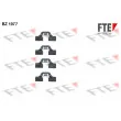 FTE BZ1077 - Kit d'accessoires, plaquette de frein à disque