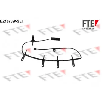 FTE BZ1078W-SET - Contact d'avertissement, usure des plaquettes de frein