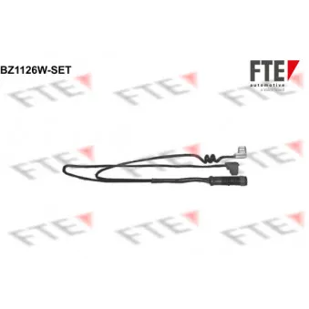 Contact d'avertissement, usure des plaquettes de frein FTE BZ1126W-SET pour MAN L2000 8,163 LC,8,163 LLC - 155cv