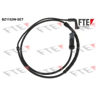 FTE BZ1152W-SET - Contact d'avertissement, usure des plaquettes de frein