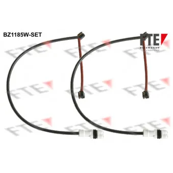 Contact d'avertissement, usure des plaquettes de frein FTE BZ1185W-SET