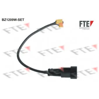 FTE BZ1209W-SET - Contact d'avertissement, usure des plaquettes de frein