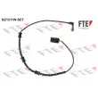 FTE BZ1211W-SET - Contact d'avertissement, usure des plaquettes de frein