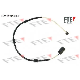 FTE BZ1212W-SET - Contact d'avertissement, usure des plaquettes de frein