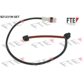 FTE BZ1231W-SET - Contact d'avertissement, usure des plaquettes de frein