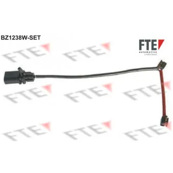 FTE BZ1238W-SET - Contact d'avertissement, usure des plaquettes de frein
