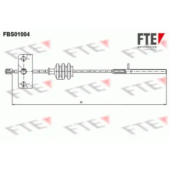 FTE FBS01004 - Tirette à câble, frein de stationnement
