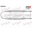 FTE FBS02040 - Tirette à câble, frein de stationnement