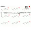 FTE FBS02048 - Tirette à câble, frein de stationnement