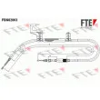 FTE FBS02063 - Tirette à câble, frein de stationnement