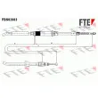 FTE FBS02083 - Tirette à câble, frein de stationnement
