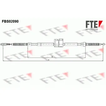 Tirette à câble, frein de stationnement SEIM 805004